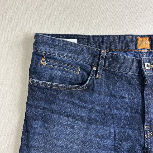Hugo Boss Orange 24 Barcelona Today Denim Jeans Mens Size W38 L29 Dark Wash Blue - Picture 4 of 11